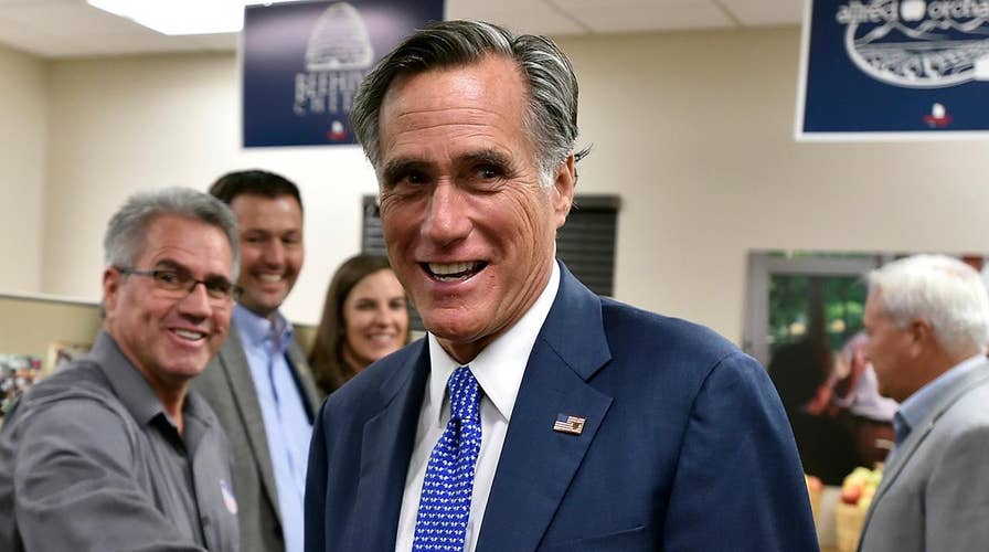 Mitt Romney gives victory speech in Utah