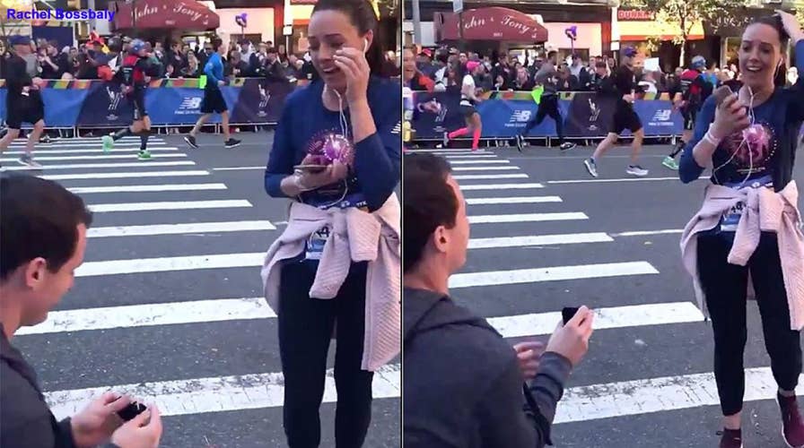 Man proposes during NYC marathon, but gets shamed on Twitter