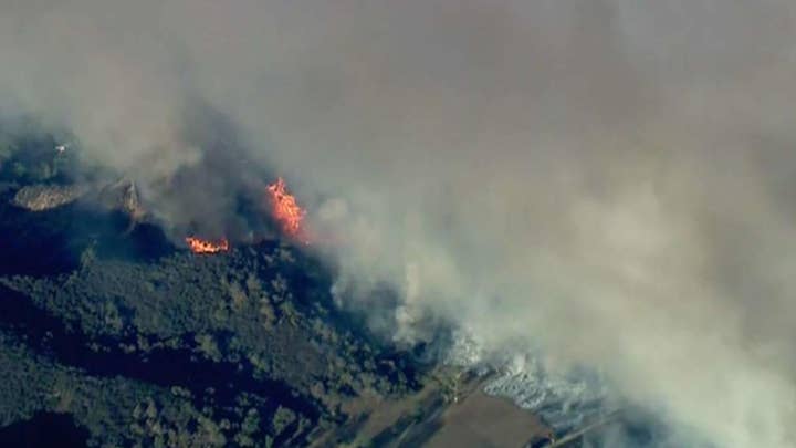 Wildfires near Los Angeles force evacuations