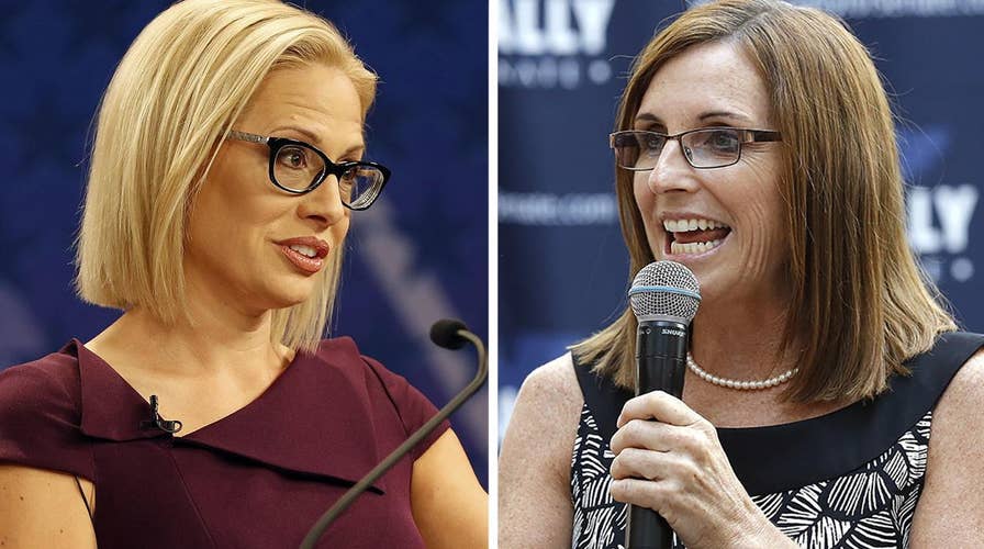 Sinema takes lead over McSally in Arizona Senate race