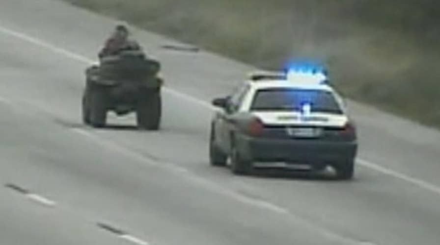 Texas teen on ATV leads police on pursuit