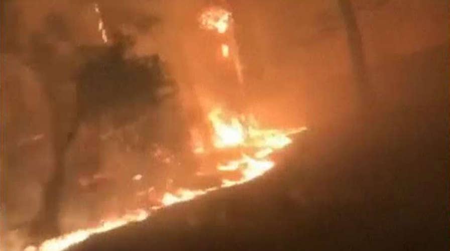 Bodycam video captures inferno in Paradise, California