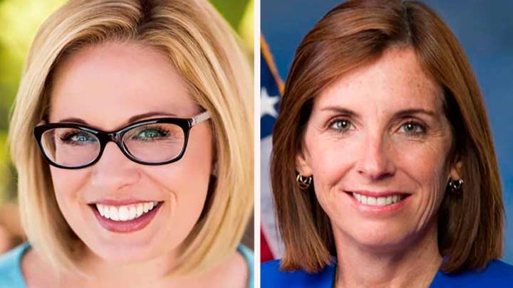 Sinema widens lead over McSally in Arizona senate race