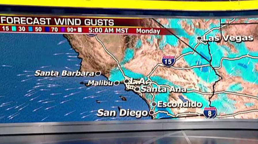 National forecast for Monday, November 12