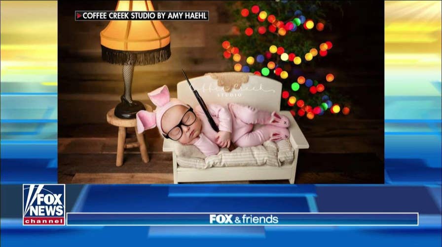 Mom Defends 'Christmas Story'-Inspired Photo of Newborn Holding BB Gun