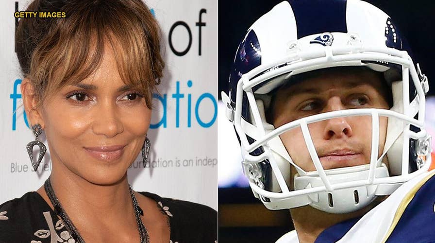 Halle Berry responds to Rams' QB calling out her name before snap