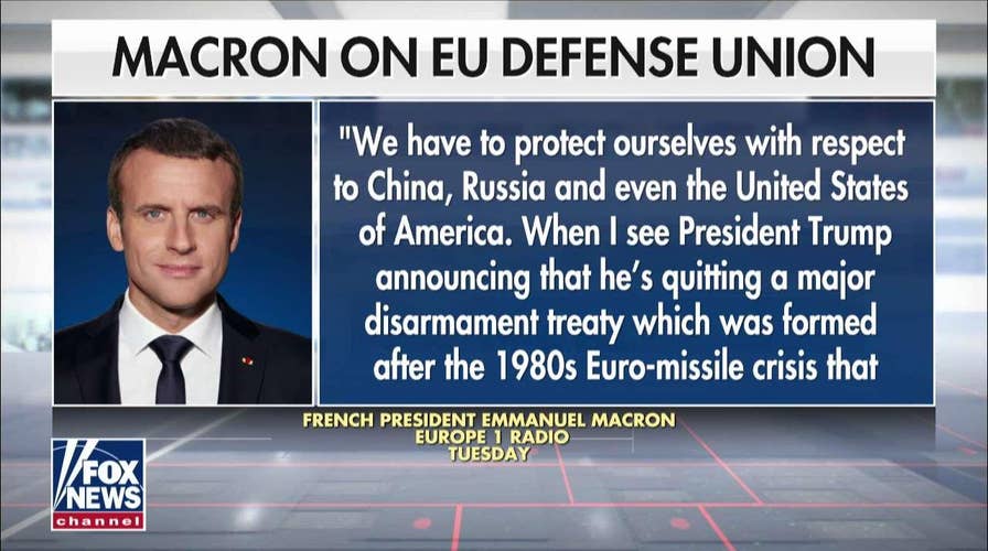 Jack Keane Responds to Macron Comments About Trump
