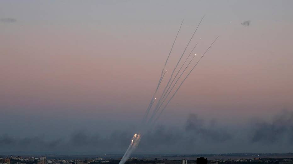 Hamas Launches Dozens Of Rockets Into Israel In Retaliation For Deadly Military Operation In 