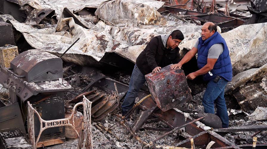 Aftermath of deadly wildfires revealed in California