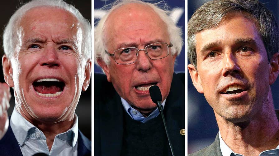 Biden, Bernie and O’Rourke lead 2020 Dem field