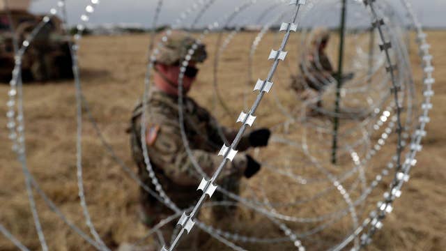 DOD: US troops at southern border have peaked at 5,900