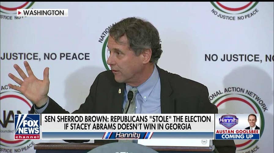 Sherrod Brown: If Stacey Abrams Doesn't Win, Then GOP 'Stole' GA Election