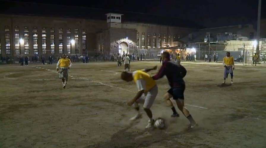 Sacramento Republic FC staff play Folsom prison inmates