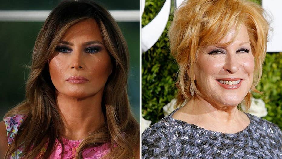 Bette Midler Slammed For Vulgar Caption Of Old Melania Trump