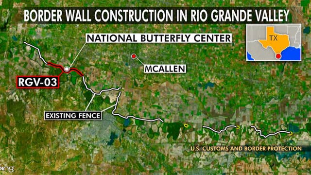 Two border wall projects set for southern Texas