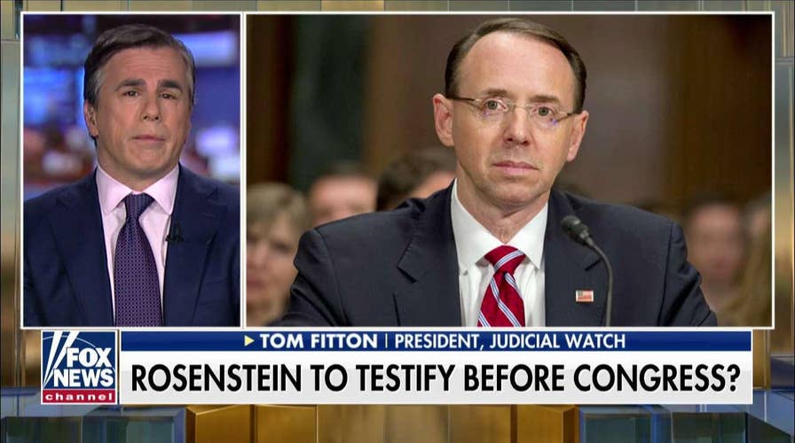 Fitton: Congress Failed in Its Oversight of Rosenstein, DOJ
