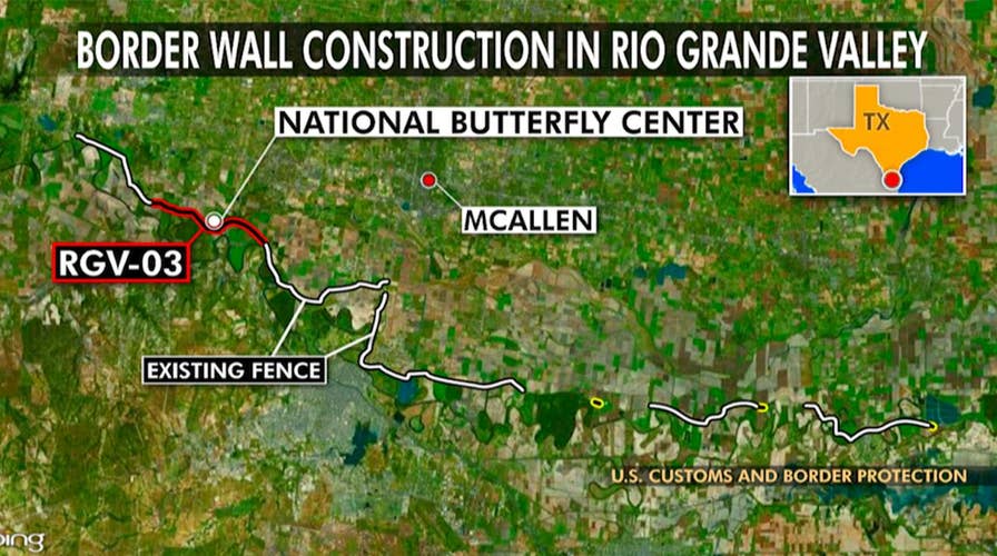 Two border wall projects set for southern Texas