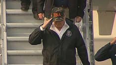 President Trump arrives in California to survey wildfire damage after hammering 'poor' forest management