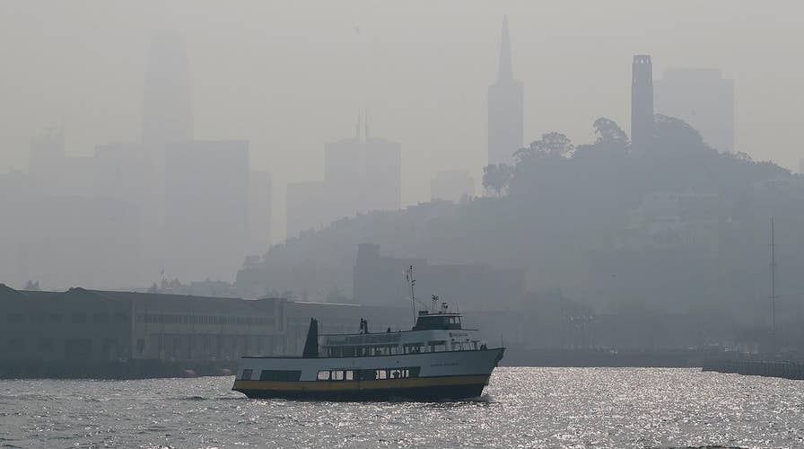 Wildfire causes bad air quality in Northern California