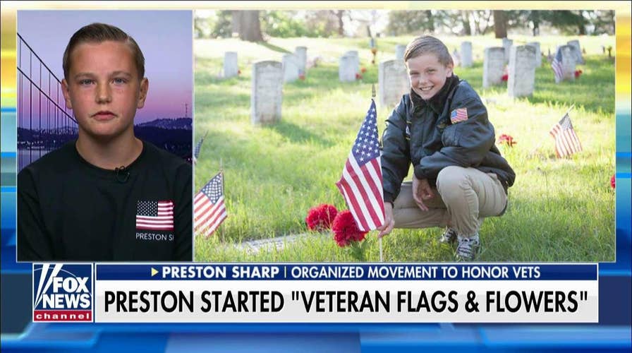 Seventh-Grader Raises Money to Honor Over 180,000 Veterans After 'Fox & Friends' Appearance