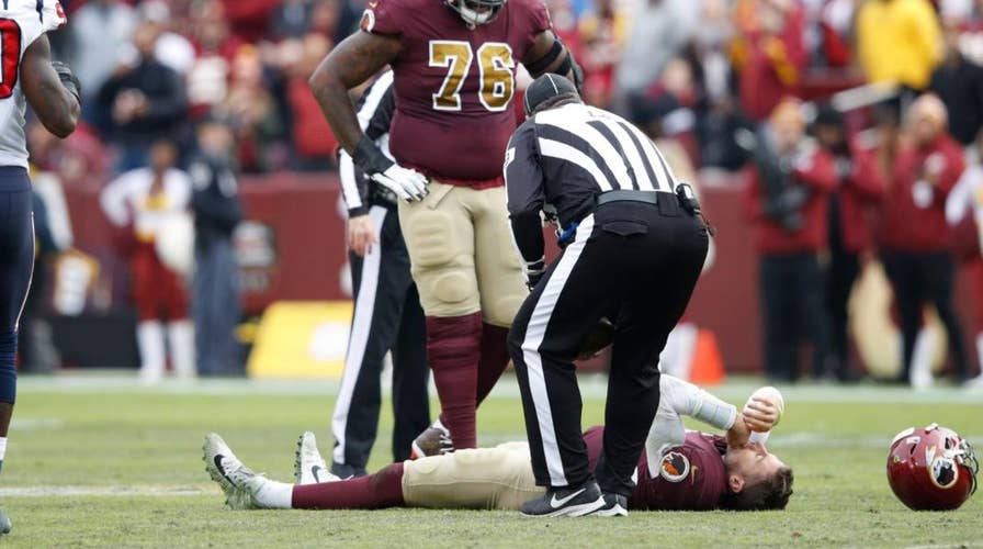 Redskins quarterback suffers gruesome injury