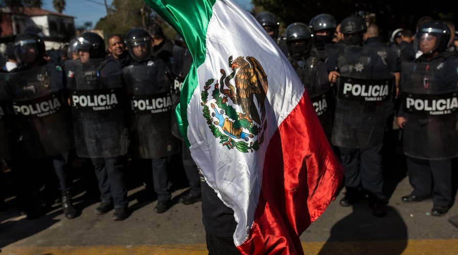 Border protection leading up to approach of migrant caravan