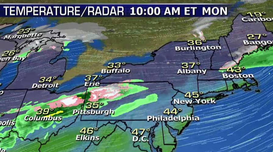 National forecast for Monday, November 19