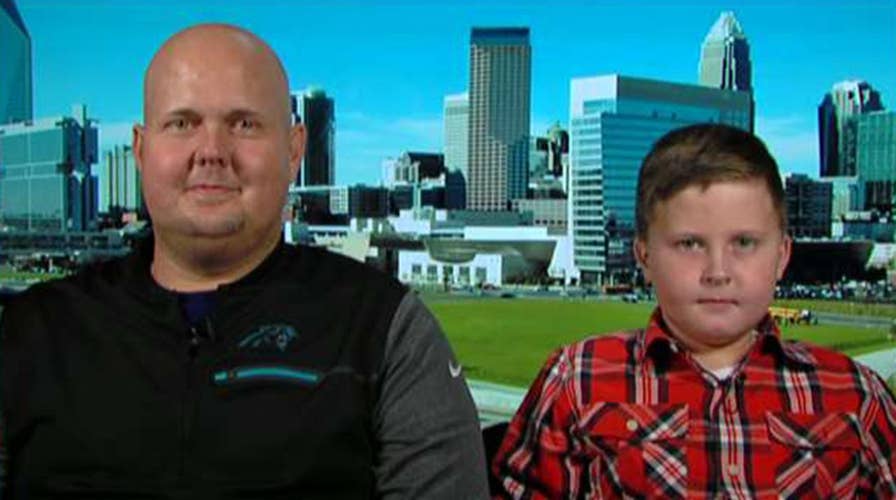 President Trump responds to boy's emotional plea