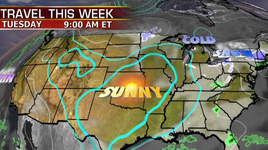National forecast for Tuesday, November 11