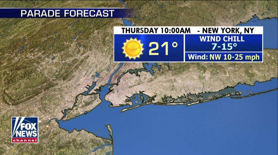 National forecast for Wednesday, November 11