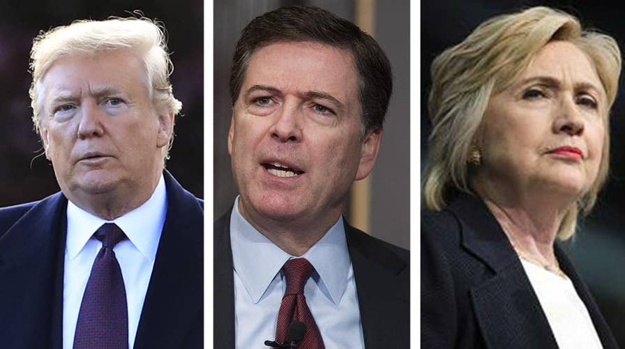 Media pounce on report Trump wanted Hillary, Comey probes