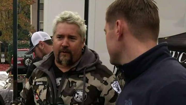 Guy Fieri helps bring comfort to Camp Fire survivors
