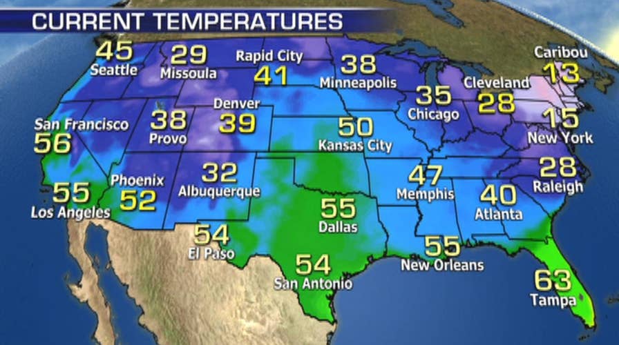 National forecast for Friday, November 23