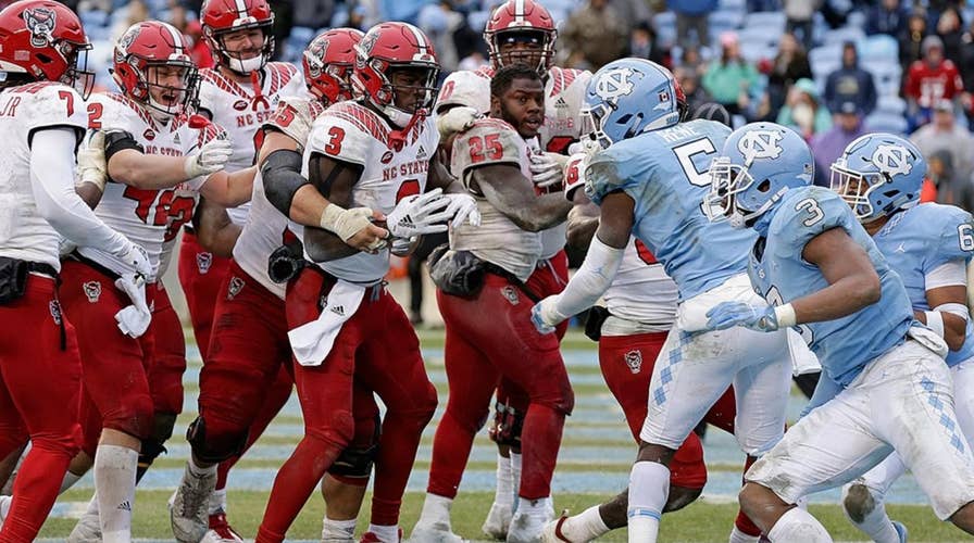 Brawl breaks out between North Carolina, NC State