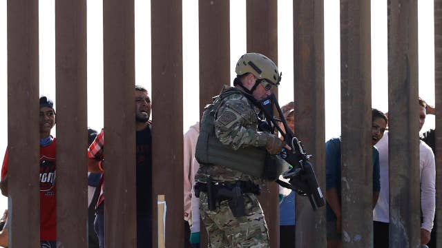 Chaos breaks out at the U.S.-Mexico border | On Air Videos | Fox News