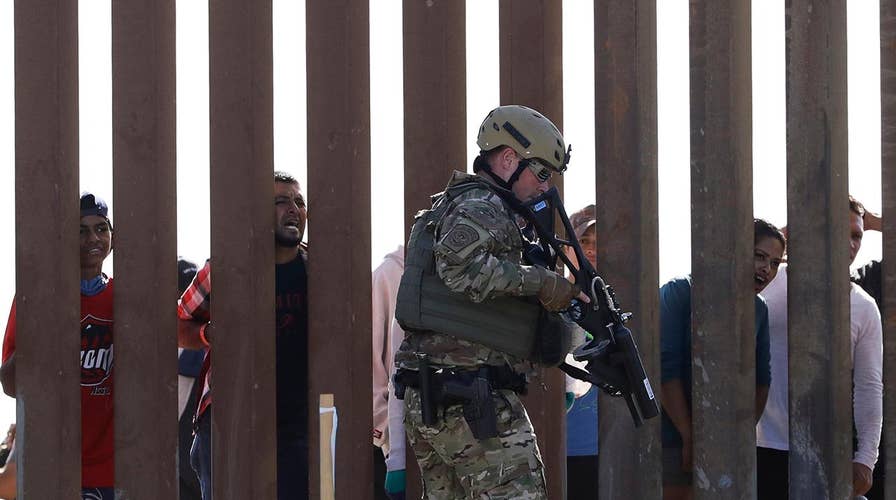 Chaos breaks out at the U.S.-Mexico border