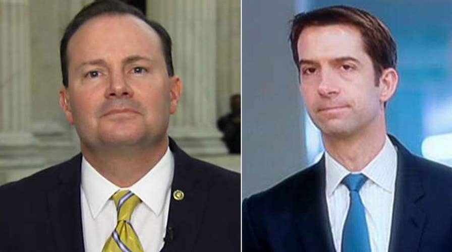 GOP Sens. Lee, Cotton spar over criminal justice reform bill