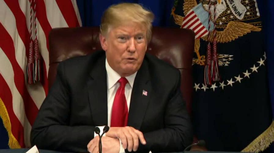 President Trump reacts to tear-gassing at the border