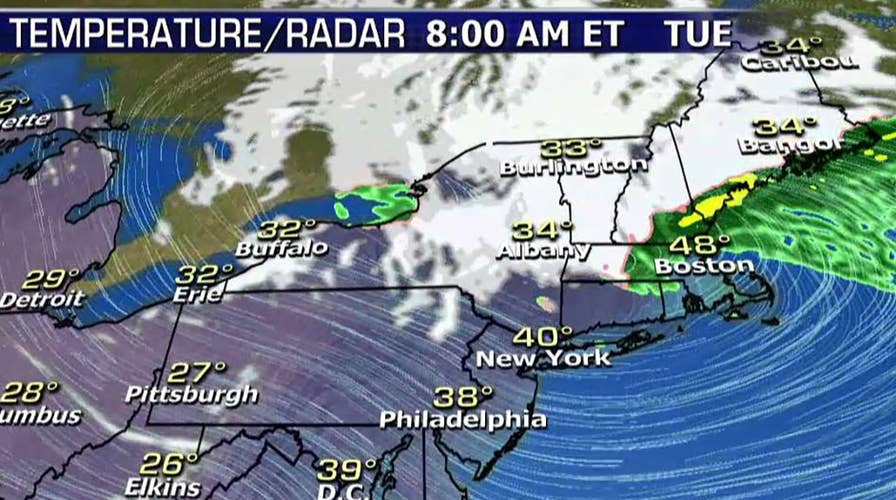 National forecast for Tuesday, November 27