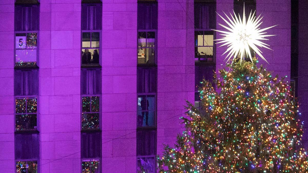 Rockefeller Center's famous Christmas tree 'on brand for 2020' - BBC News