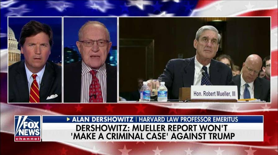 Alan Dershowitz Says Mueller Report Should Be Released