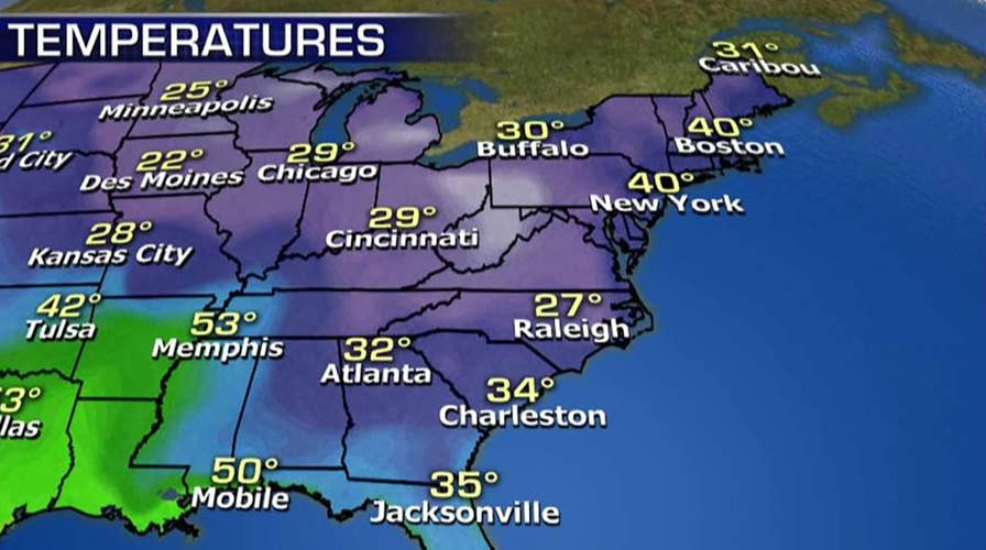 National forecast for Thursday, November 29