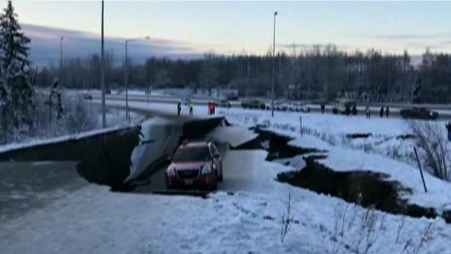 Alaska's earthquake-damaged road repaired, reopened just