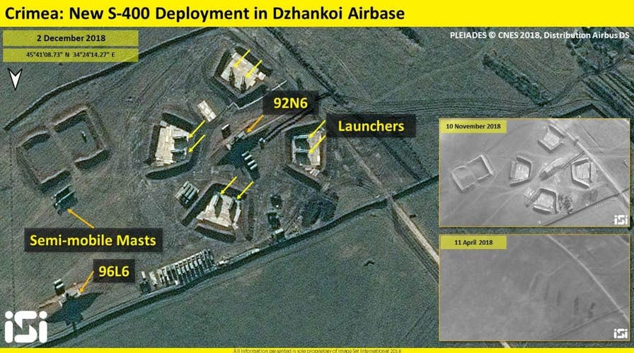 Russia deploys S-400 surface-to-air missile battery in Crimea