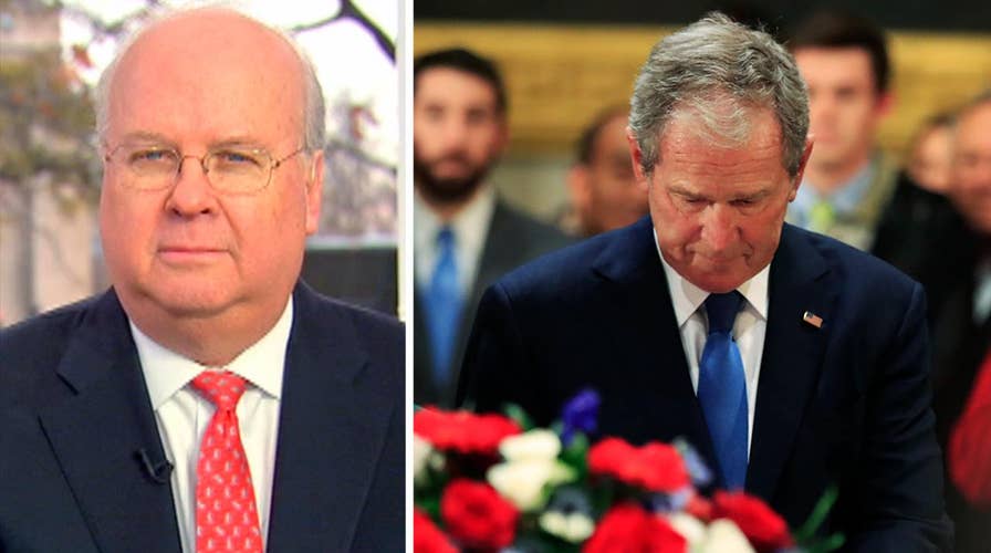 Karl Rove: George W. Bush penned dad's eulogy alone
