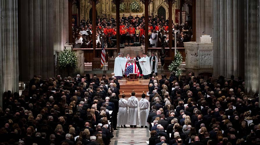 Tears and laughter mark state funeral for George H.W. Bush