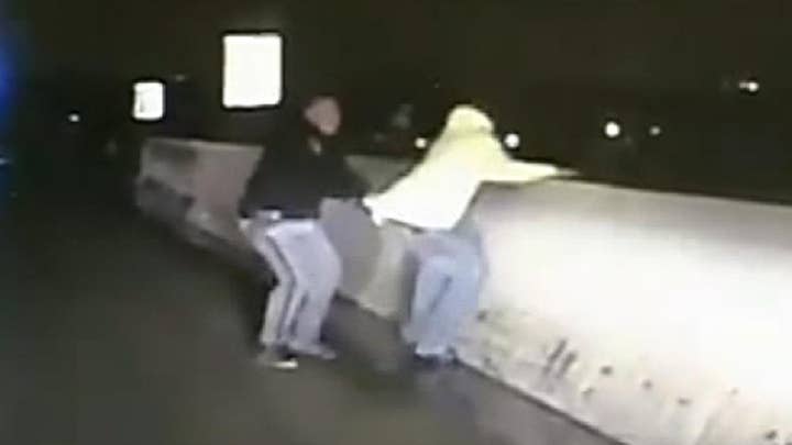 Ohio deputy rescues man threatening to jump off overpass