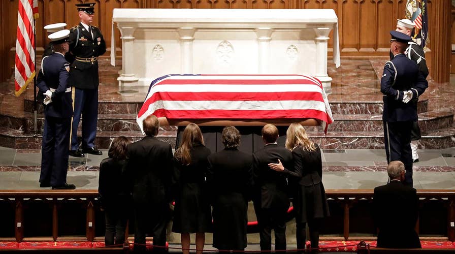Thousands gather in Houston for final farewell to Bush