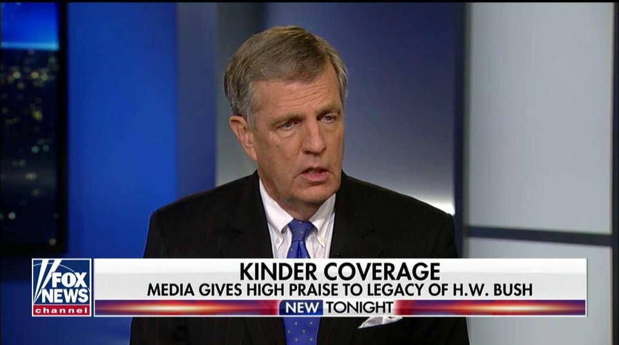 Brit Hume: media's "loathing" of Trump does not compare to Bush administrations.