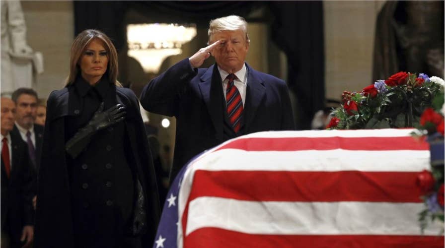 ABC News correspondents jokingly imagine Trump's funeral